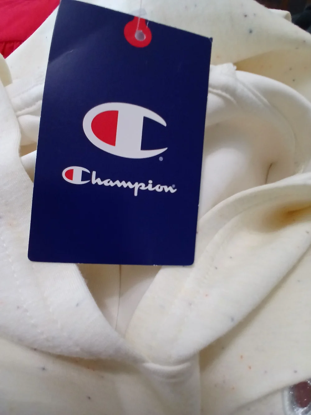Champion Men’s Natural Speckle Hoodie Sweatshirt
